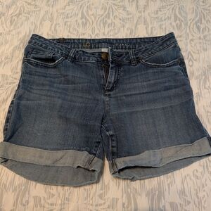 LC Lauren Conrad Women's Rolled Hem Jean Shorts